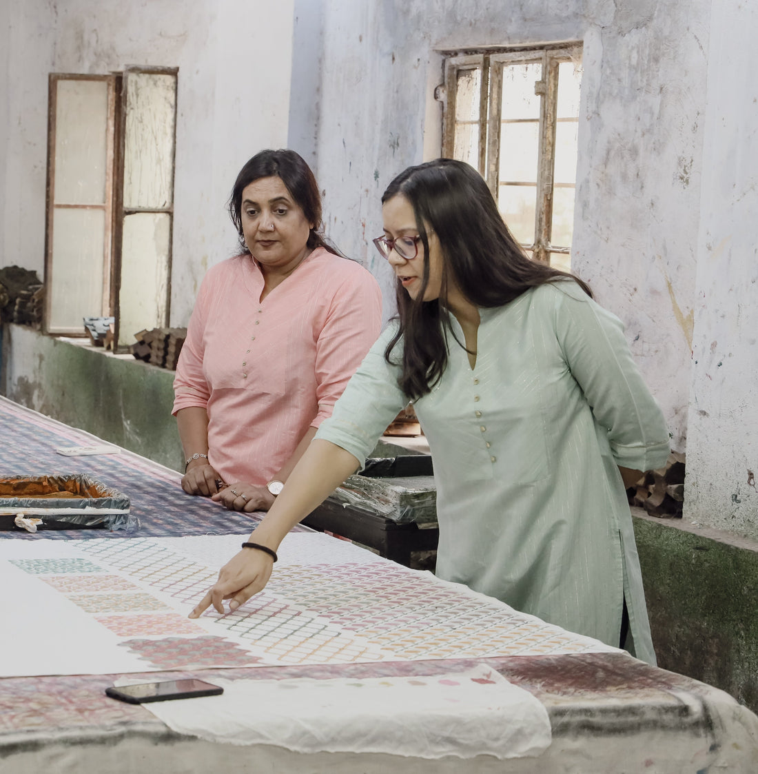 Block Printing Process with Founders