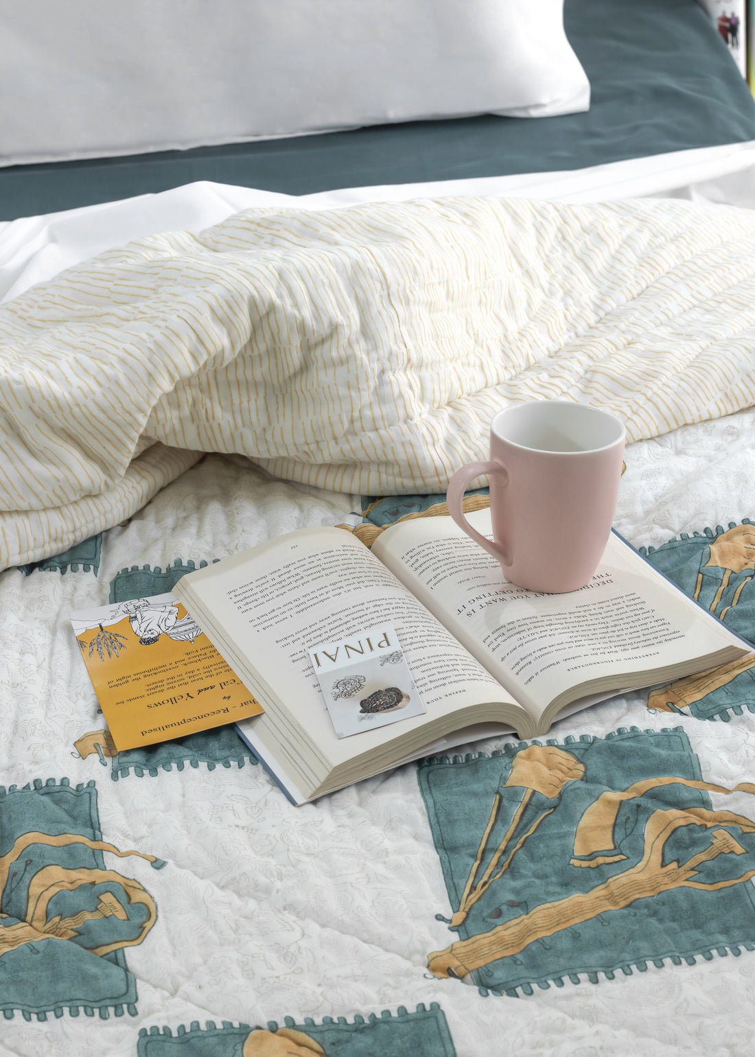 King Bed with bed cover