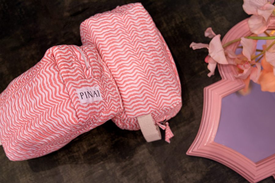 Blush Pink Curvy Storage Pouch - Image 4