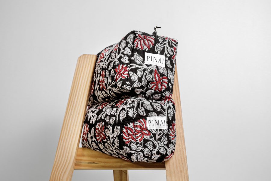 Black Posy Storage Pouch